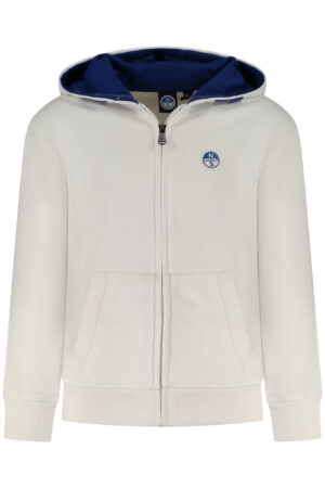 SUDADERA CON CREMALLERA PARA NIÑOS NORTH SAILS BLANCA
