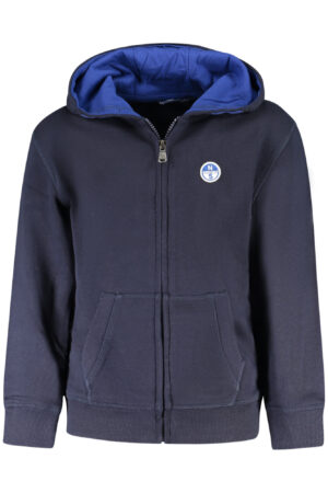SUDADERA AZUL CON CREMALLERA PARA NIÑOS NORTH SAILS