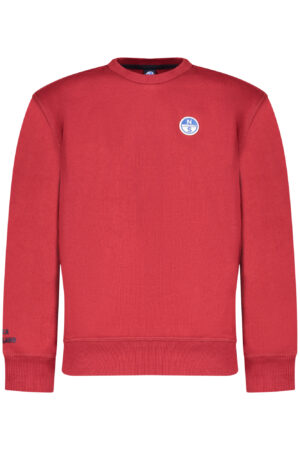 SUDADERA ROJA CON CREMALLERA PARA NIÑOS DE NORTH SAILS