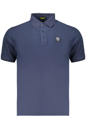 Polo de manga corta para hombre Blauer Apparel, azul.