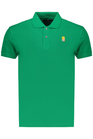 Polo de manga corta para hombre color verde marino