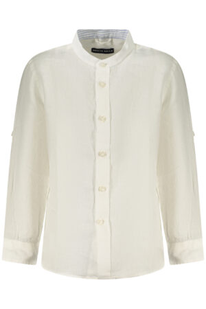 CAMISA DE MANGA LARGA PARA NIÑOS DE NORTH SAILS, BLANCA