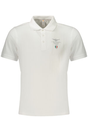 POLO DE MANGA CORTA PARA HOMBRE DE LA ACADEMIA MILITAR, BLANCO