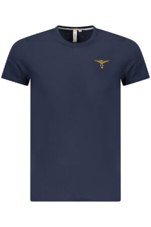 CAMISETA DE MANGA CORTA PARA HOMBRE DE LA ACADEMIA MILITAR, AZUL