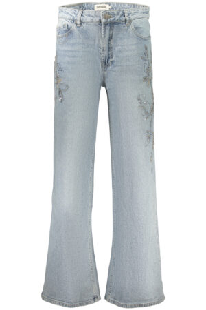 PANTALONES VAQUEROS AZULES PARA MUJER DESIGUAL