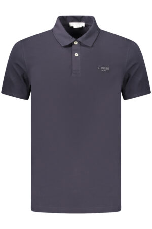 Polo de manga corta para hombre de Guess Jeans, azul.