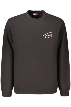 Sudadera negra con cremallera para hombre de Tommy Hilfiger