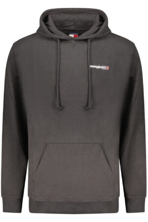 Sudadera negra con cremallera para hombre de Tommy Hilfiger